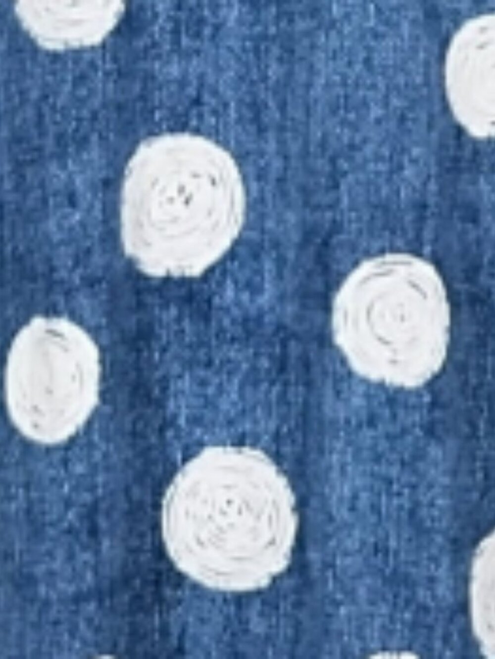 Cato Est. 1946 Royal Blue/White A-Line ,Polka Dot Dress - Size 14/16W - Picture 3 of 10